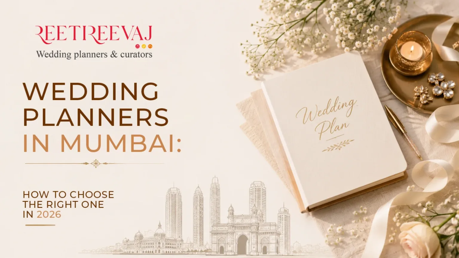 Wedding planners in Mumbai setting up a luxury reception at a South Mumbai venue